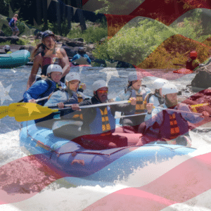 Whitewater rafting Ocoee Olympic course in the beautiful Cherokee National Forest. 