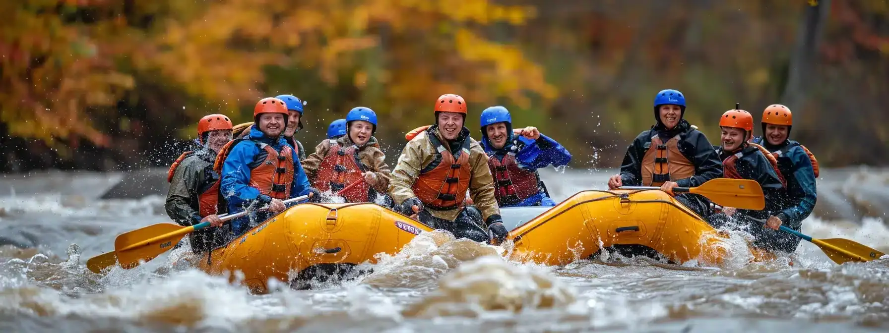 River Rafting Fall Middle Ocoee Fall Rafting Adventure - Outland Expeditions