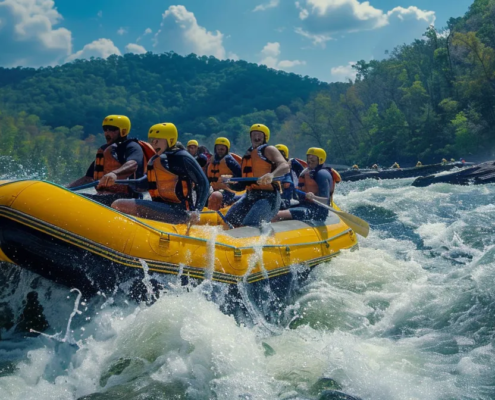 navigating class iv rapids ocoee
