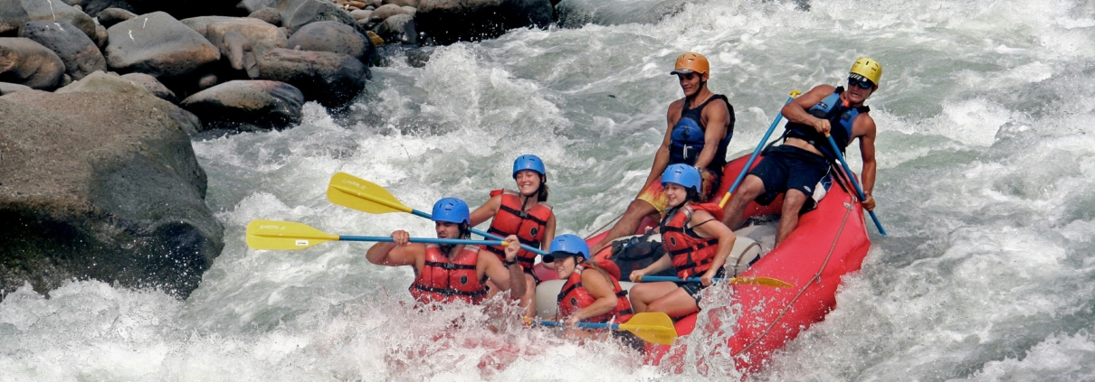 assessing river conditions for safe rafting