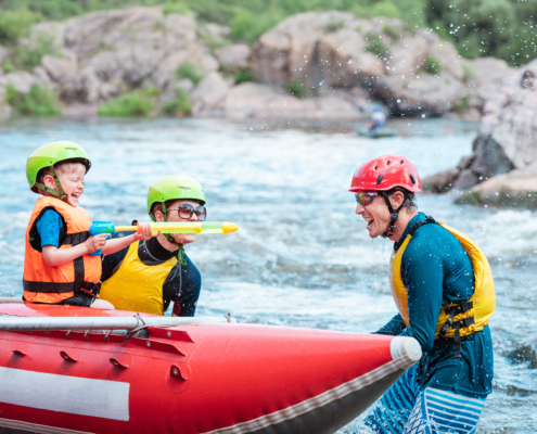 River rafting gear